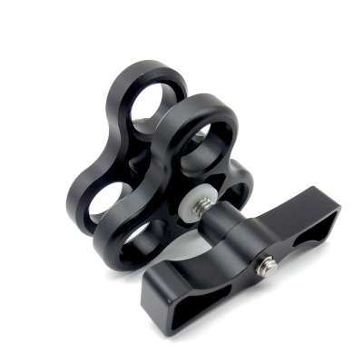 Severe Cold Aluminum Ball Joint Arms 3 Section Ball Joint Clamp Light Lamp Holder For Diving Underwater Photography Torch