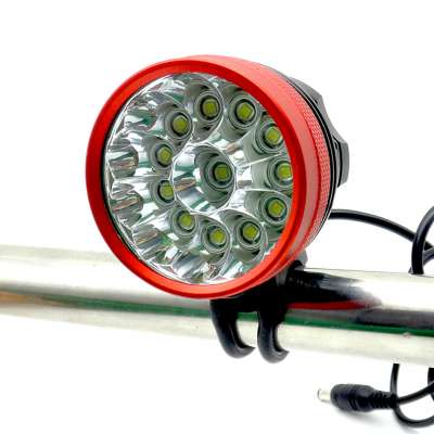 12 LED Bicycle Light Cycling Bike Head Lamp LED Front Bike Lamp Bicycle Light Head Lamp 3 Modes Cycling Riding bicycle Lamps