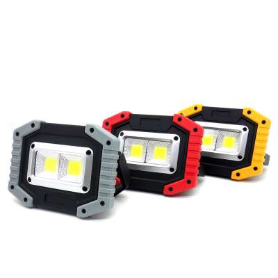 Searchlight portable rechargeable COB work light USB Rechargeable Emergency Work Light Portable LED Work Light