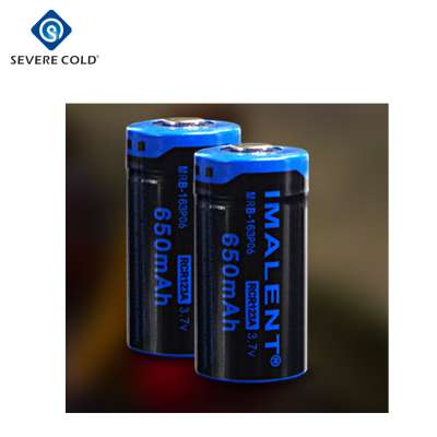 IMALENT Battery RCR123A Rechargeable Battery Li-ion Battery 650mAh