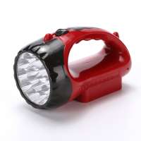 New red rechargeable led flashlight outdoor home emergency waterproof hand torch