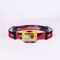 170 Lumen High Power Polymer Lithium Battery Waterproof USB Rechargeable Headlamp Light With XPE R3 And Red COB LED