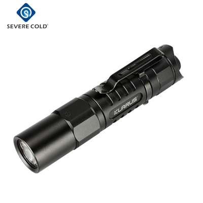 Klarus XT1A LED Flashlight XP-L HD V6 1000 lumens Tactical Flashlight Compact Handheld Torch with 14500 battery