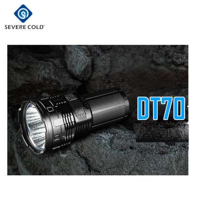 IMALENT DT70 1xCREE XHP70 16000 Lumens 700 Meters USB Charging Interface LED Flashlight by 4*18650 Batteries