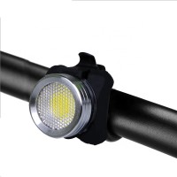 Bicycle Accessory COB LED Silica gel Rechargeable Usb Front Bike Light For Riding