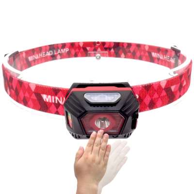 Sensor LED Headlamp Waterproof Headlamp For Running,Camping, Running,Hiking LED Headlamp